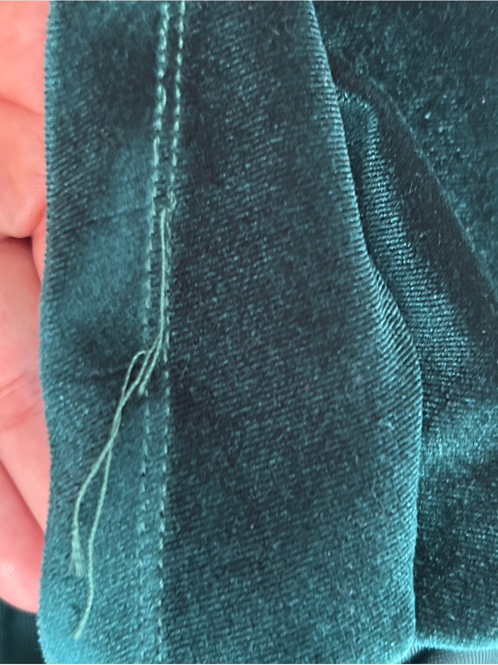 Lulu's One-Shoulder Emerald Velvet Cocktail Dress - Picture 8 of 8